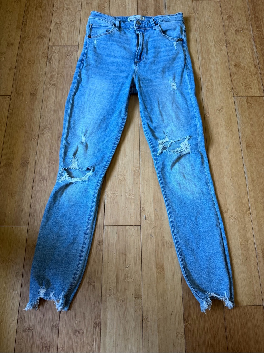 Abercrombie & Fitch High Rise Super Skinny Ankle Jeans Size 27 / 4R